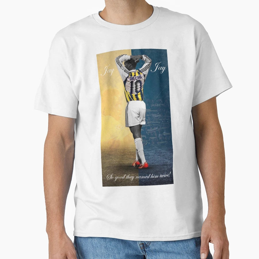 Fenerbahce Jay Jay Okocha T-Shirt - Trendy Graphic Men Women - T-Shirt, Sweatshirt, Hoodie