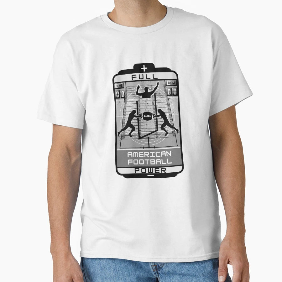 American Football Full Power T-Shirt - Custom Art Print for Adults - T-Shirt, Sweatshirt, Hoodie