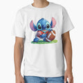 Stitch American Football T-Shirt - Aesthetic Graphic Men Women - T-Shirt, Sweatshirt, Hoodie