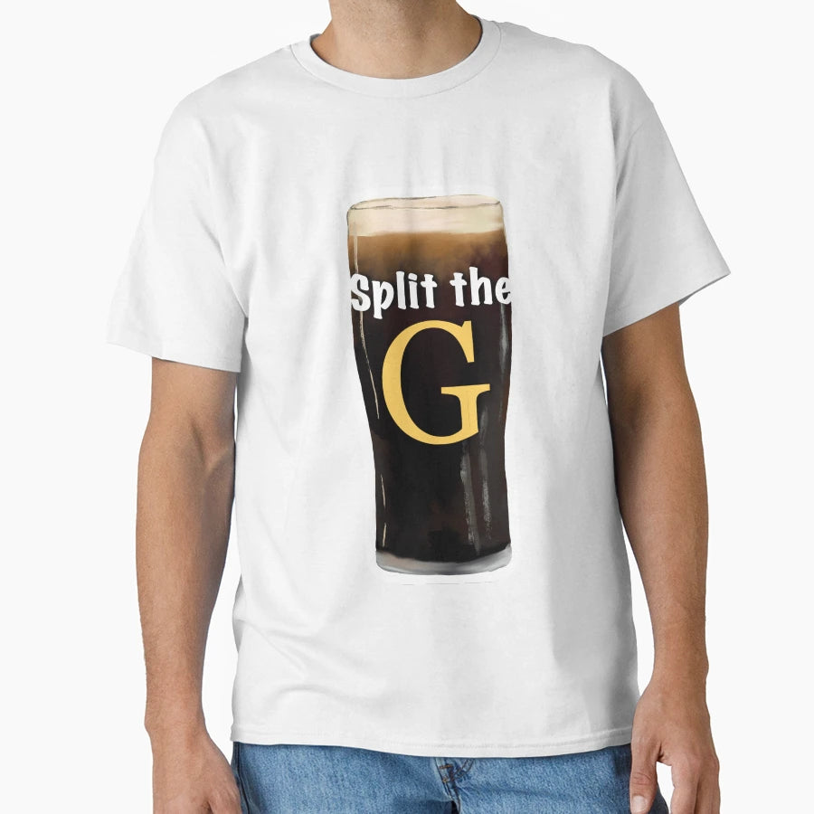Split G Guinness T-Shirt - Novelty Apparel for Adults - T-Shirt, Sweatshirt, Hoodie