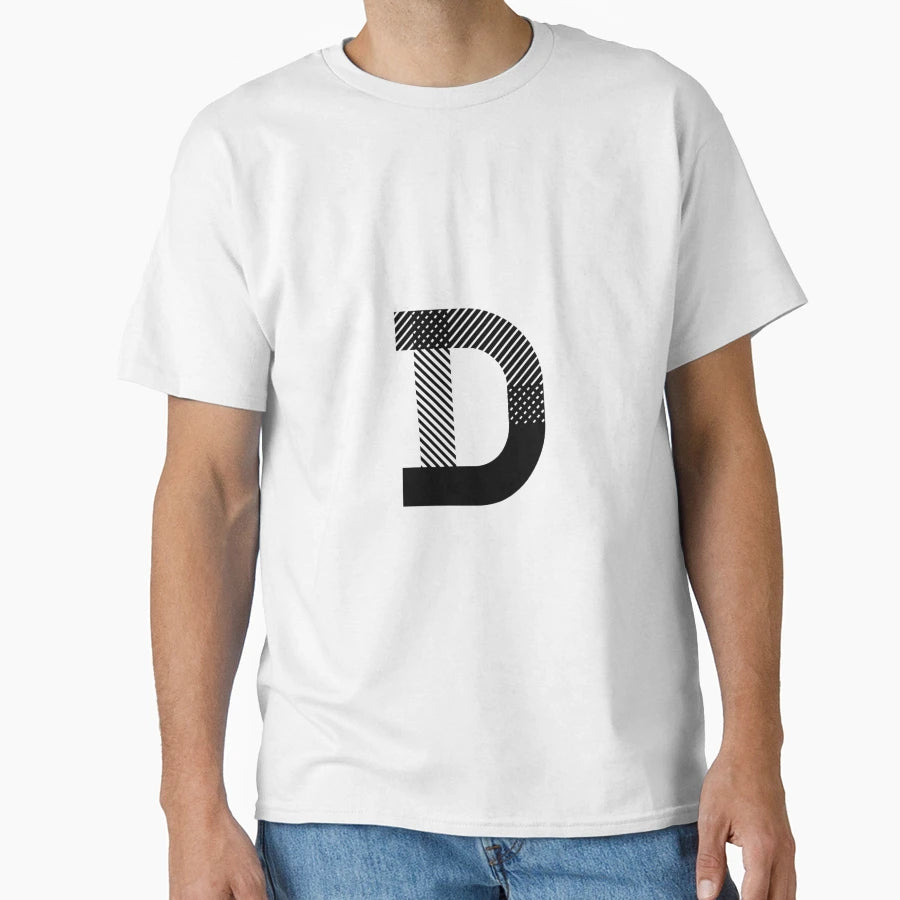 D Letter T-Shirt - Streetwear Style Men Women - T-Shirt, Sweatshirt, Hoodie