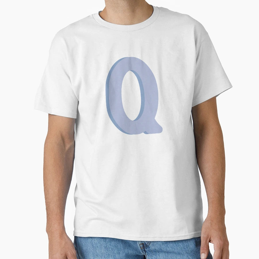 Mang Custom Letter Q Ginny Georgia T-Shirt - Minimalist Print Men Women - T-Shirt, Sweatshirt, Hoodie
