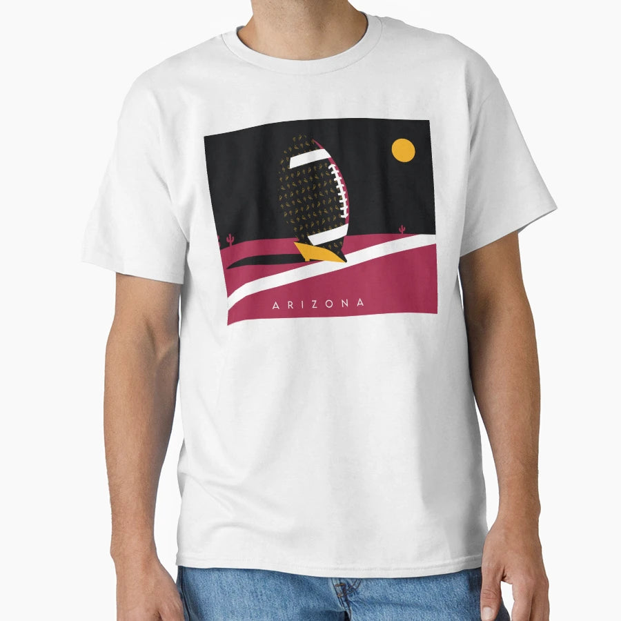 Arizona Arizona Phoenix Phoenix Football T-Shirt - Custom Art Print Unisex - T-Shirt, Sweatshirt, Hoodie