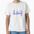 Kentucky Football Lettering T-Shirt - Minimalist Print Men Women - T-Shirt, Sweatshirt, Hoodie