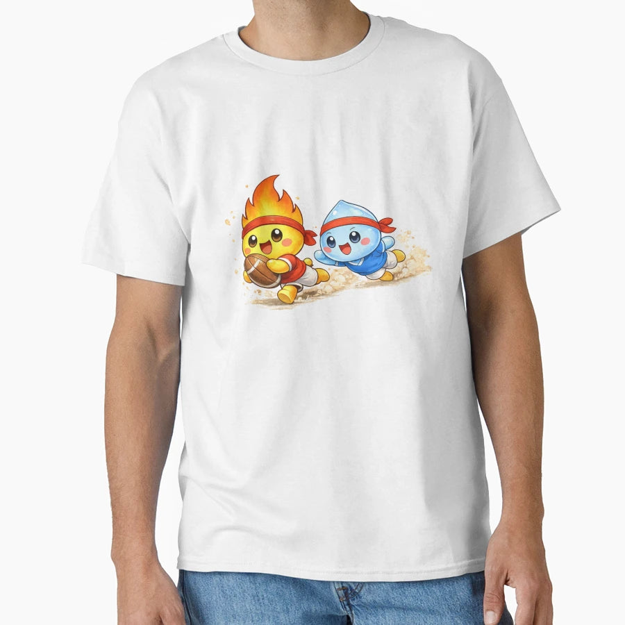 Elemental Playing Rugby T-Shirt - Casual Everyday Wear for Adults - T-Shirt, Sweatshirt, Hoodie