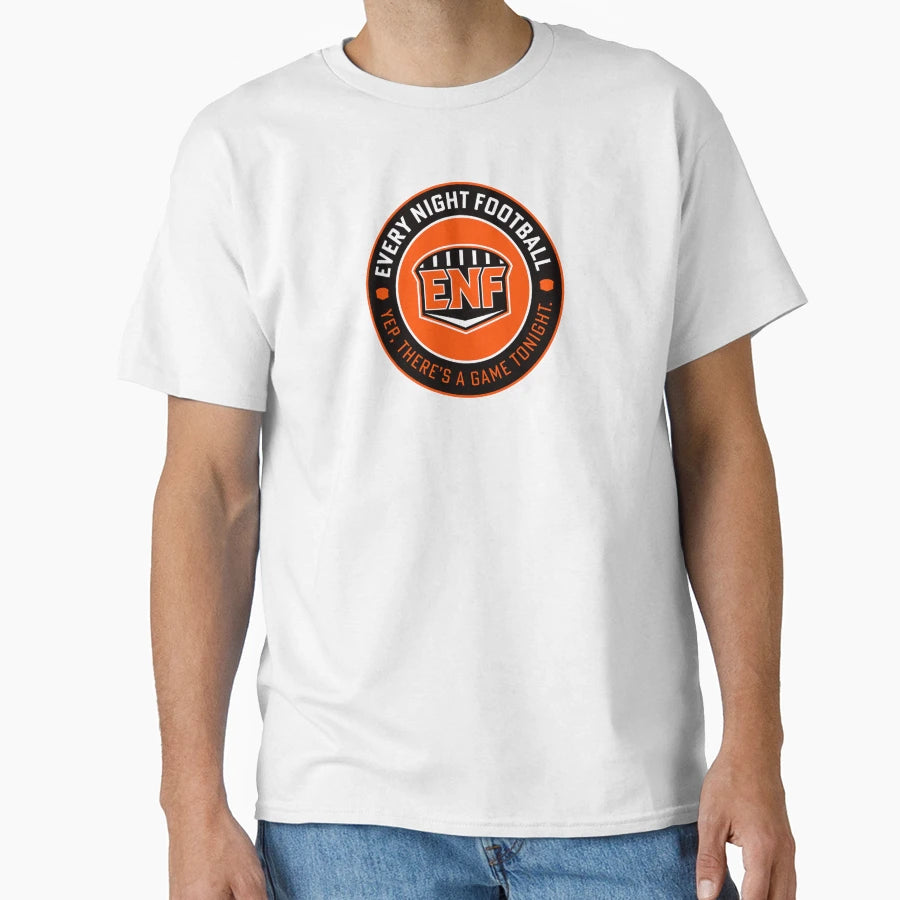Every Night Football Circular Slogan T-Shirt - Fun Novelty Design Unisex - T-Shirt, Sweatshirt, Hoodie