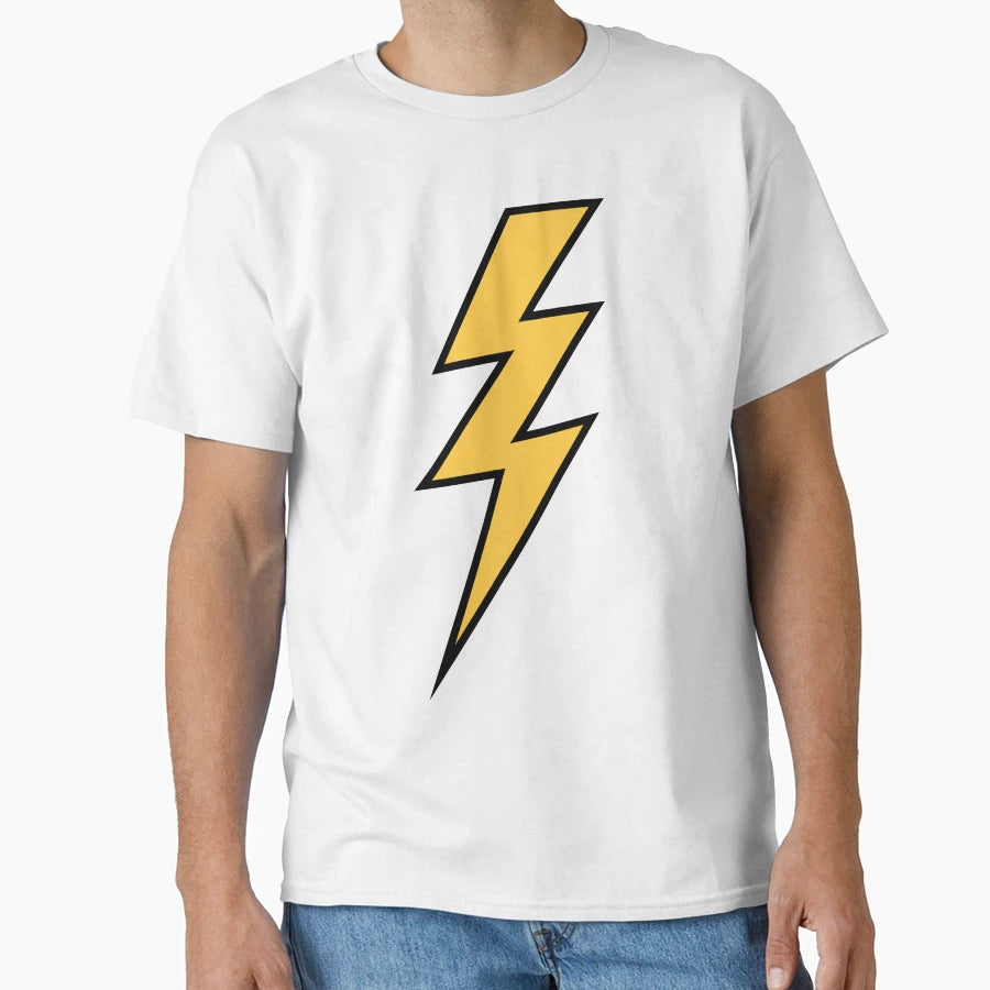 Yellow Lightning T-Shirt - Graphic Print for Adults - T-Shirt, Sweatshirt, Hoodie