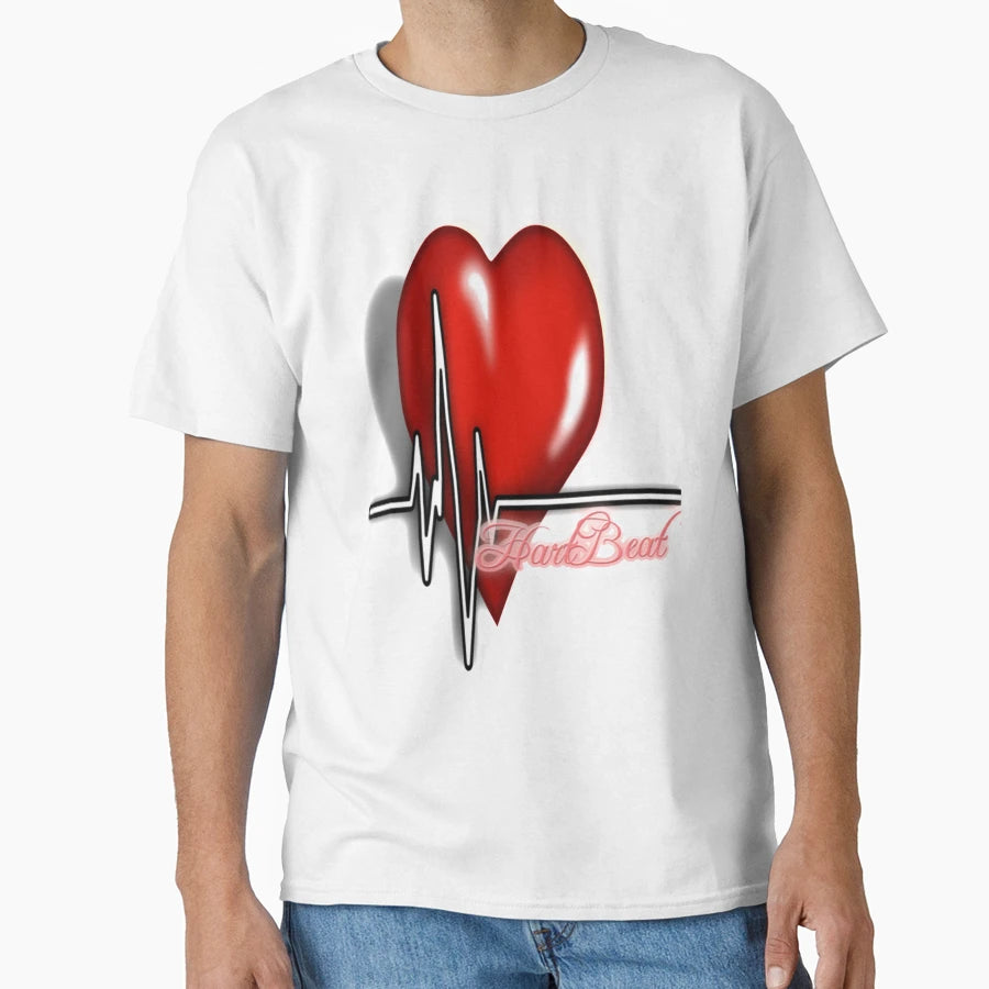 Beating Hart T-Shirt - Minimalist Print for Adults - T-Shirt, Sweatshirt, Hoodie