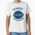 Sundays We Watch Football Daddy T-Shirt - Graphic Print Unisex - T-Shirt, Sweatshirt, Hoodie