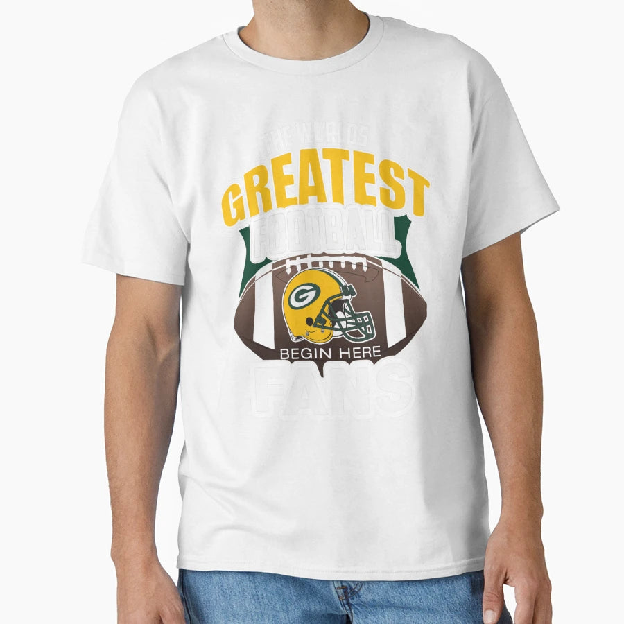 Art Green Bay Packers T-Shirt - Minimalist Print for Adults - T-Shirt, Sweatshirt, Hoodie