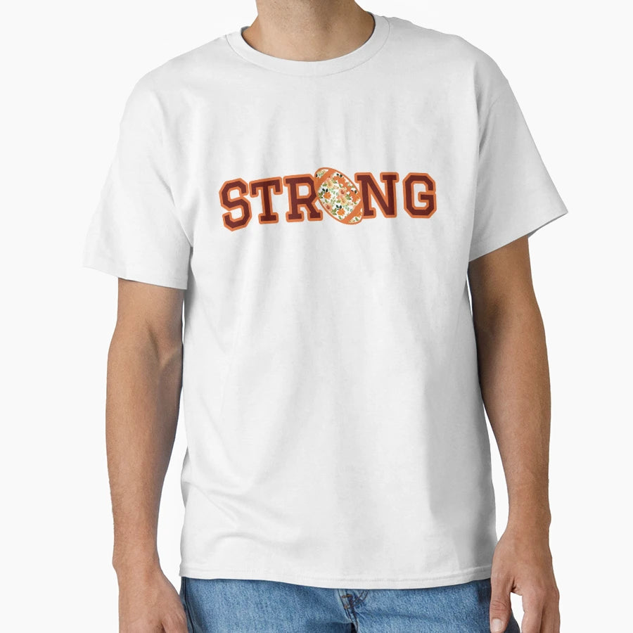 Strong Maroon And Orange T-Shirt - Minimalist Print for Adults - T-Shirt, Sweatshirt, Hoodie