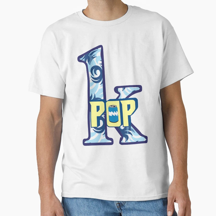 Pop Music Letter K Typography T-Shirt - Fun Novelty Design Unisex - T-Shirt, Sweatshirt, Hoodie