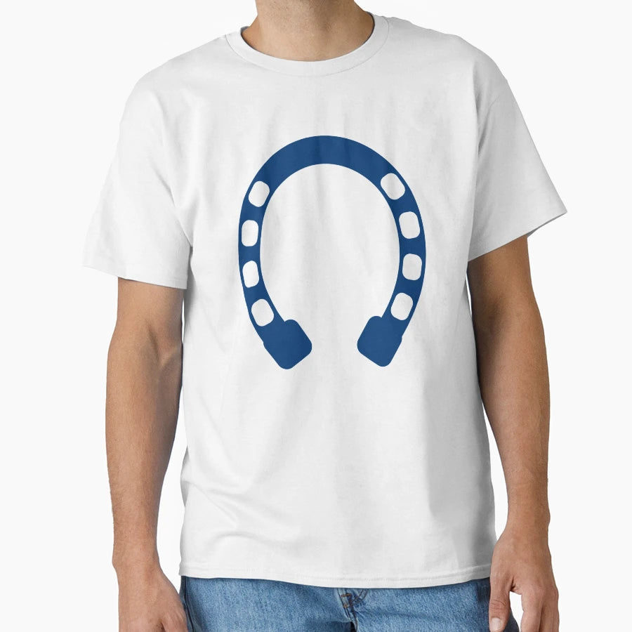 Blue Horseshoe T-Shirt - Custom Art Print for Adults - T-Shirt, Sweatshirt, Hoodie