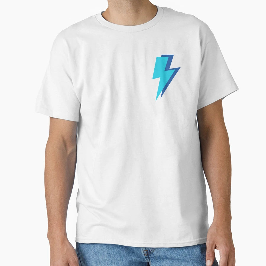 Blue Lightning Bolts T-Shirt - Unique Graphic Men Women - T-Shirt, Sweatshirt, Hoodie