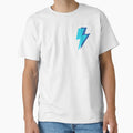 Blue Lightning Bolts T-Shirt - Unique Graphic Men Women - T-Shirt, Sweatshirt, Hoodie