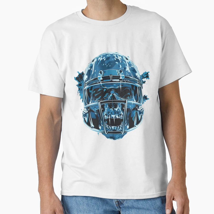 Frozen Fury Helmet T-Shirt - Fun Novelty Design Unisex - T-Shirt, Sweatshirt, Hoodie