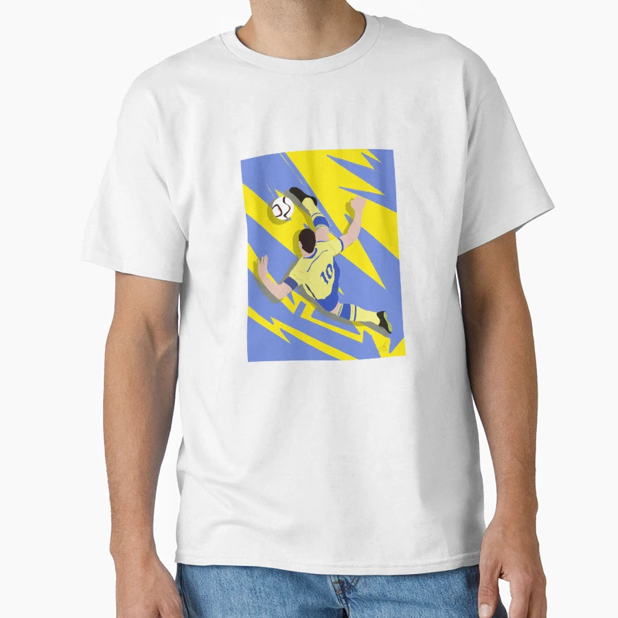 Footballer Sweden Italian Championship 10 3 T-Shirt - Trendy Graphic Unisex - T-Shirt, Sweatshirt, Hoodie