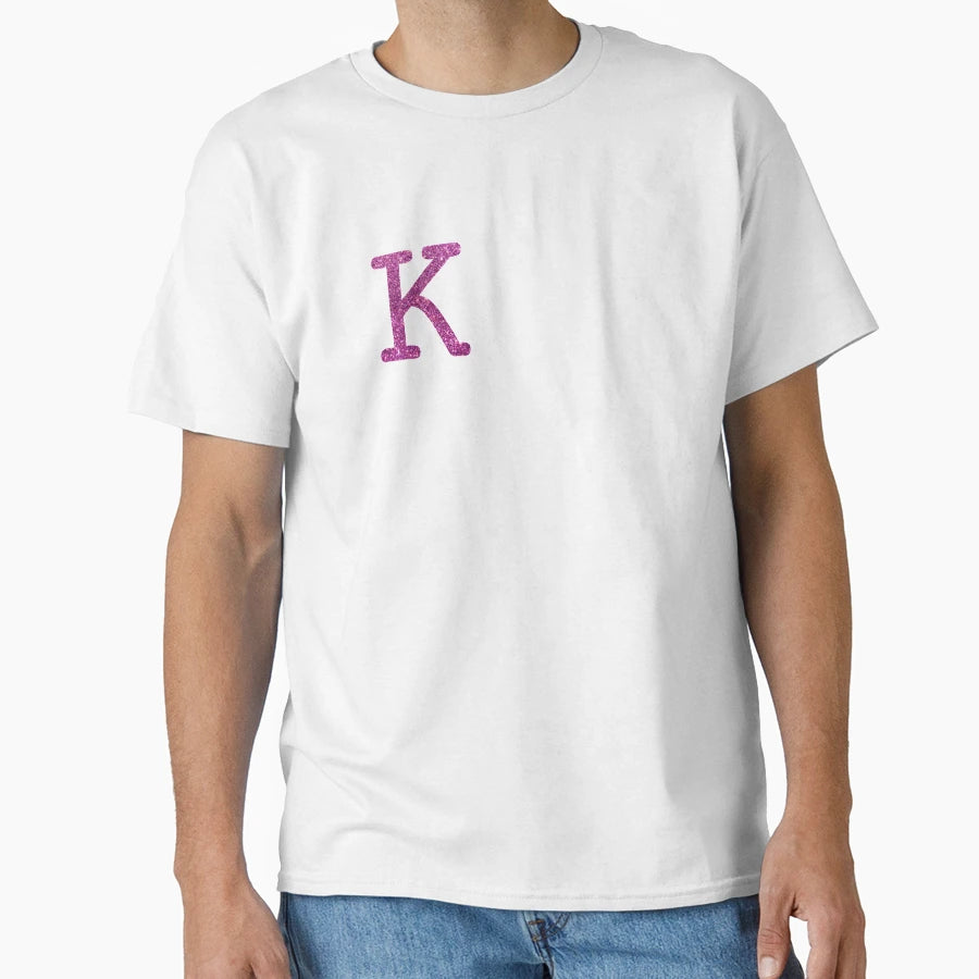 Glitter K T-Shirt - Streetwear Style Unisex - T-Shirt, Sweatshirt, Hoodie