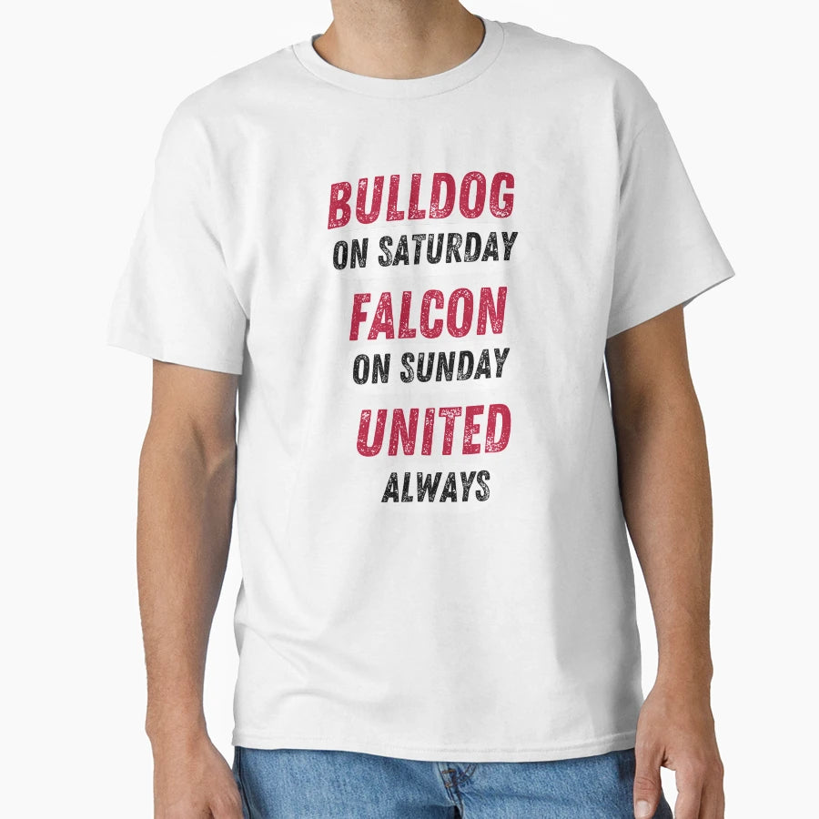 United Always Fan Bulldog T-Shirt - Minimalist Print Men Women - T-Shirt, Sweatshirt, Hoodie