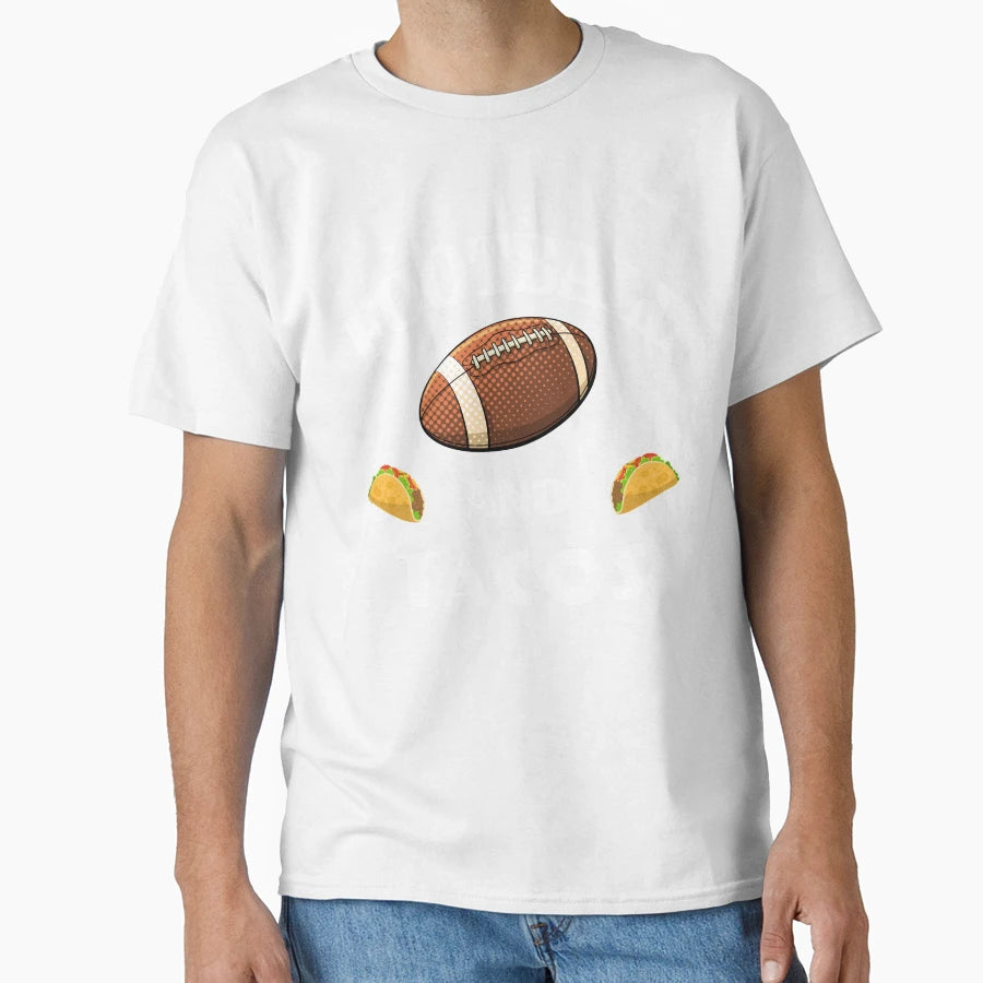 Copie De Football And Tacos T-Shirt - Casual Everyday Wear Unisex - T-Shirt, Sweatshirt, Hoodie