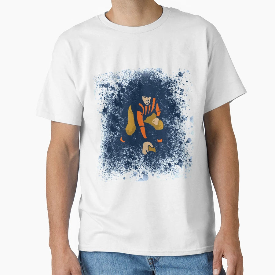 Decatur Staley Abstract Football Player T-Shirt - Graphic Print Unisex - T-Shirt, Sweatshirt, Hoodie