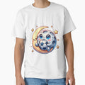 Moon And Stars Love Football T-Shirt - Streetwear Style for Adults - T-Shirt, Sweatshirt, Hoodie