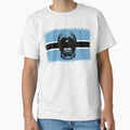 Botswana Skull Flag Nation Rareart T-Shirt - Trendy Graphic Men Women - T-Shirt, Sweatshirt, Hoodie