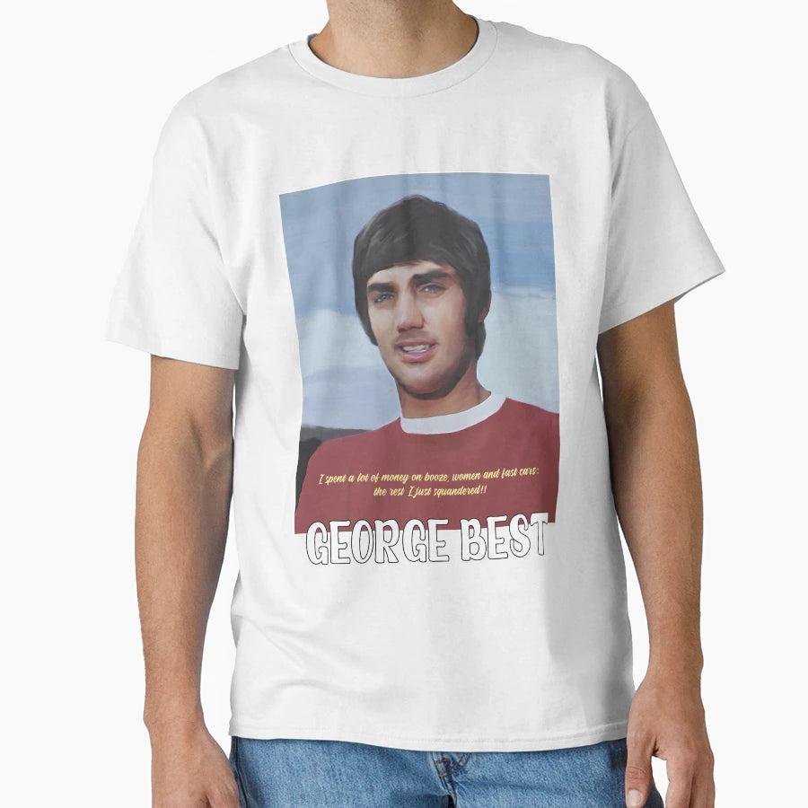 George Best Iconic Footballer T-Shirt - Trendy Graphic Unisex - T-Shirt, Sweatshirt, Hoodie