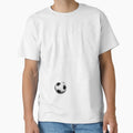 Skeleton Footballer T-Shirt - Aesthetic Graphic Men Women - T-Shirt, Sweatshirt, Hoodie