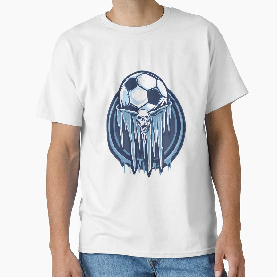 Team Spirit Football Team Skull And T-Shirt - Casual Everyday Wear Unisex - T-Shirt, Sweatshirt, Hoodie