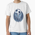Team Spirit Football Team Skull And T-Shirt - Casual Everyday Wear Unisex - T-Shirt, Sweatshirt, Hoodie