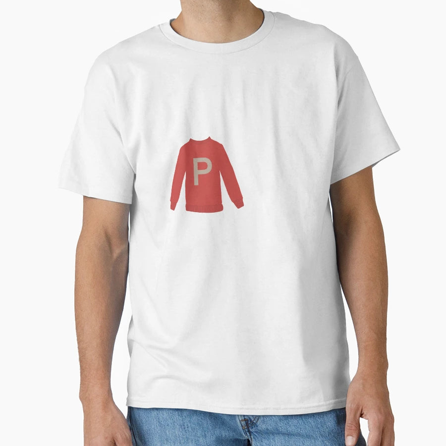 P Drawing T-Shirt - Aesthetic Graphic Unisex - T-Shirt, Sweatshirt, Hoodie