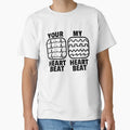 Funny Analog Synthesizer Heartbeat T-Shirt - Fun Novelty Design for Adults - T-Shirt, Sweatshirt, Hoodie