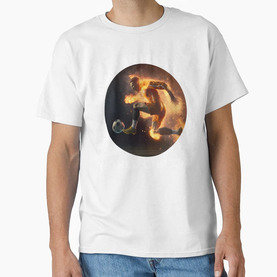 Burning Soccer 2022 T-Shirt - Streetwear Style Unisex - T-Shirt, Sweatshirt, Hoodie