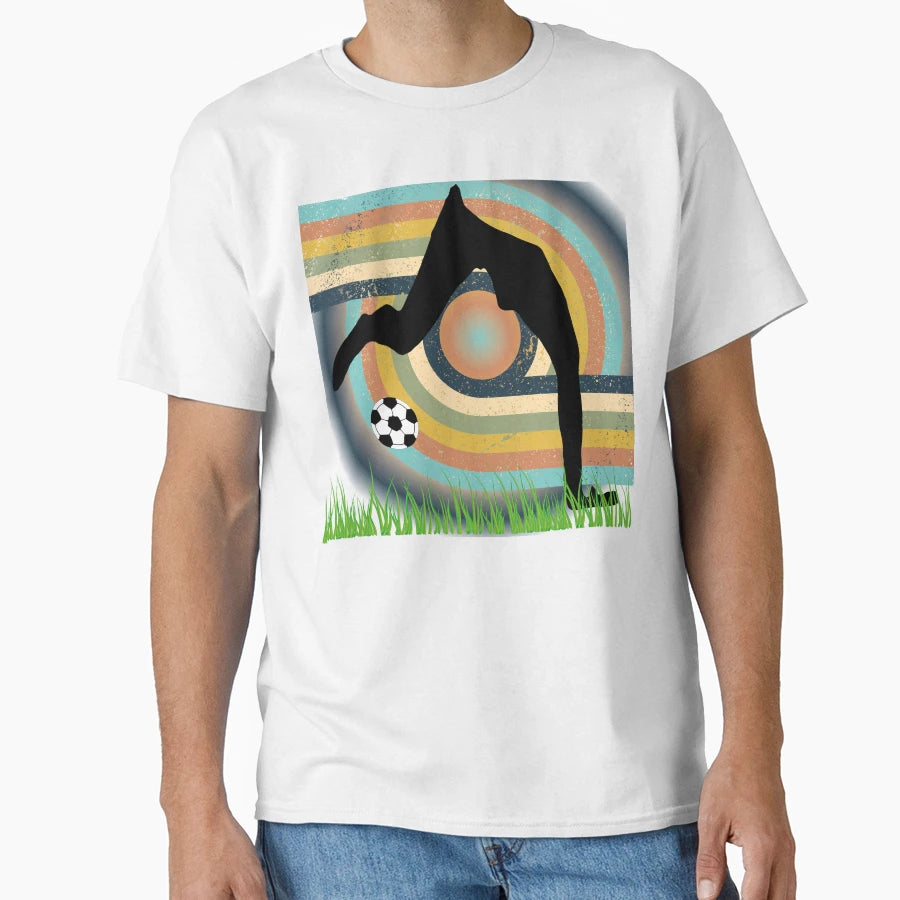 Football Silhouette Sunset T-Shirt - Graphic Print Unisex - T-Shirt, Sweatshirt, Hoodie