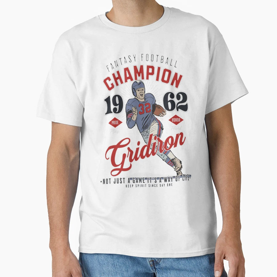Fantasy Football Champion T-Shirt - Custom Art Print for Adults - T-Shirt, Sweatshirt, Hoodie