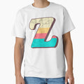 Z Alphabet Typography Font Z Letter Z T-Shirt - Trendy Graphic Unisex - T-Shirt, Sweatshirt, Hoodie