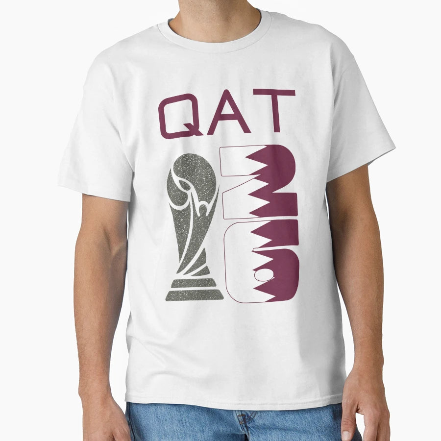 Qatar 2026 World Cup Fan Trophy T-Shirt - Graphic Print Unisex - T-Shirt, Sweatshirt, Hoodie