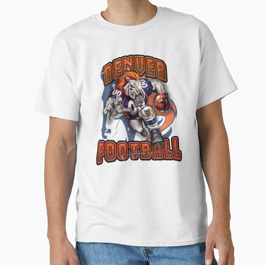 Denver Football Detroit Lions Football T-Shirt - Trendy Graphic Men Women - T-Shirt, Sweatshirt, Hoodie