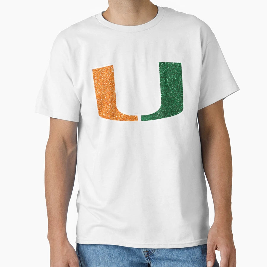 Glitter Miami Hurricanes Sparkly T-Shirt - Fun Novelty Design Men Women - T-Shirt, Sweatshirt, Hoodie