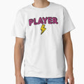 Player Lightning Bolt T-Shirt - Minimalist Print for Adults - T-Shirt, Sweatshirt, Hoodie