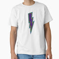 Purple Lightning Bolt T-Shirt - Novelty Apparel for Adults - T-Shirt, Sweatshirt, Hoodie