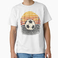 Soccer Stadium Vibe 1970S Football T-Shirt - Fun Novelty Design for Adults - T-Shirt, Sweatshirt, Hoodie
