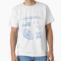Light Blue Watercolor Football Pack T-Shirt - Trendy Graphic Unisex - T-Shirt, Sweatshirt, Hoodie