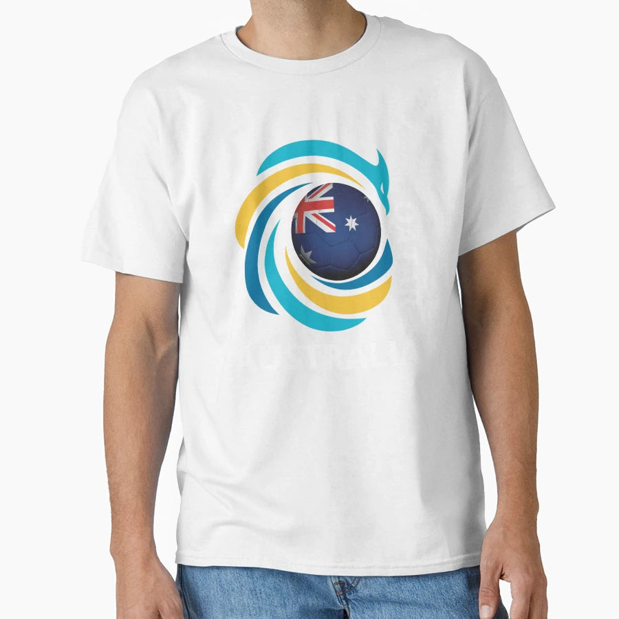 Football Soccer Team Australia T-Shirt - Fun Novelty Design for Adults - T-Shirt, Sweatshirt, Hoodie
