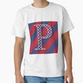 Letter P Americana Old Glory Red And T-Shirt - Streetwear Style Men Women - T-Shirt, Sweatshirt, Hoodie