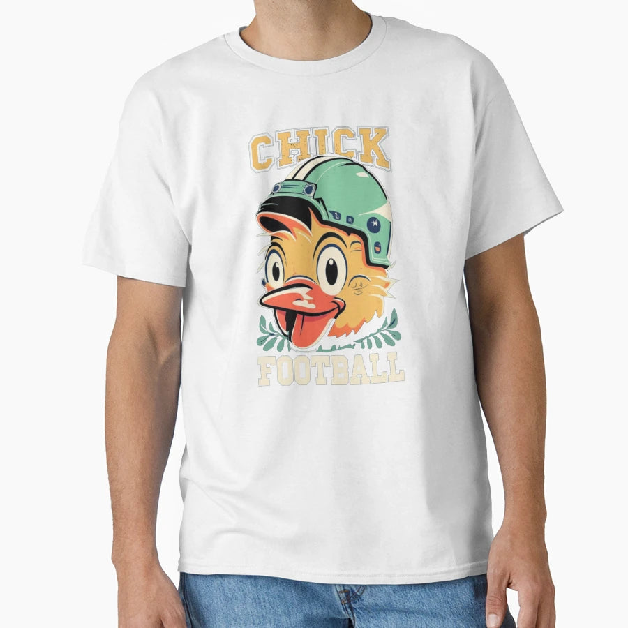 Chick Football T-Shirt - Graphic Print Men Women - T-Shirt, Sweatshirt, Hoodie