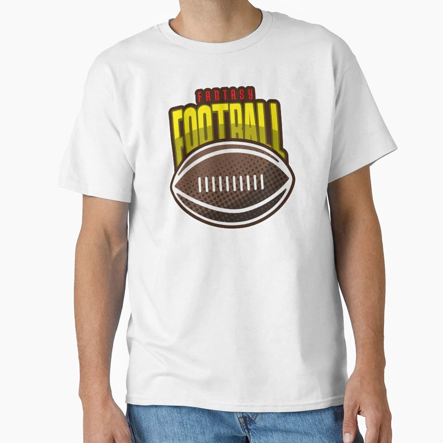 Fantasy Football Yellow Red T-Shirt - Novelty Apparel Unisex - T-Shirt, Sweatshirt, Hoodie