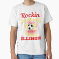 Rockin Soccer Mom From Illinois T-Shirt - Custom Art Print Men Women - T-Shirt, Sweatshirt, Hoodie