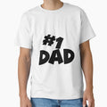 1 Dad T-Shirt - Trendy Graphic for Adults - T-Shirt, Sweatshirt, Hoodie
